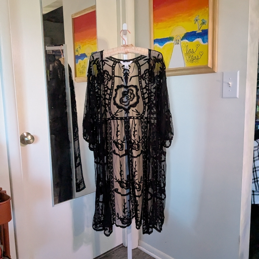 Lauren Conrad Mesh Swim Cover-up